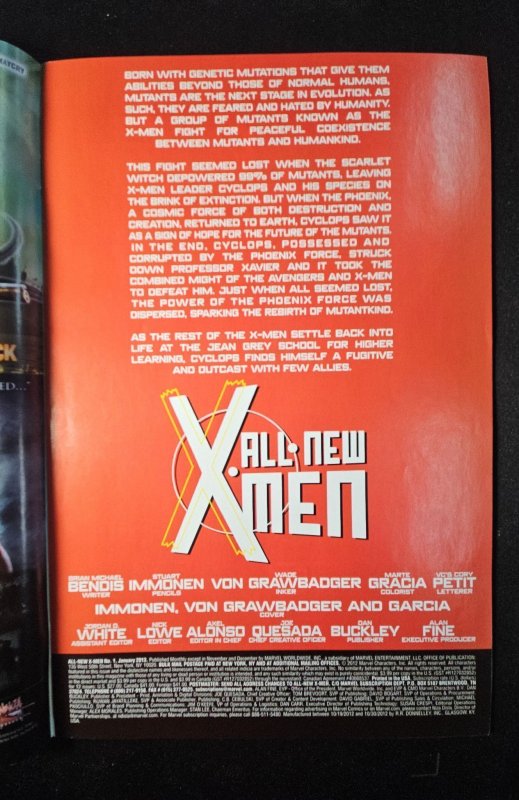 All-New X-Men #1 (2013) 2nd Printing VF/NM