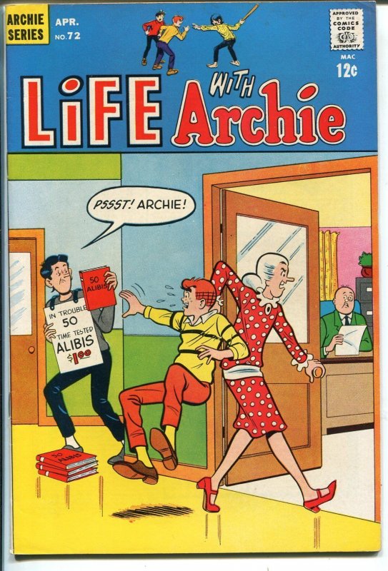 Life With Archie #72 1968-Betty-Veronica-The Archies rock band-VF