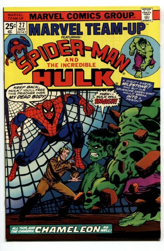 Marvel Team-Up #27 1974-SPIDER-MAN / HULK NM-