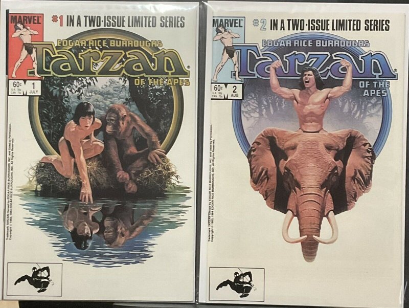 Tarzan of the Apes #1 & 2 Limited Series  (1984 Marvel) 