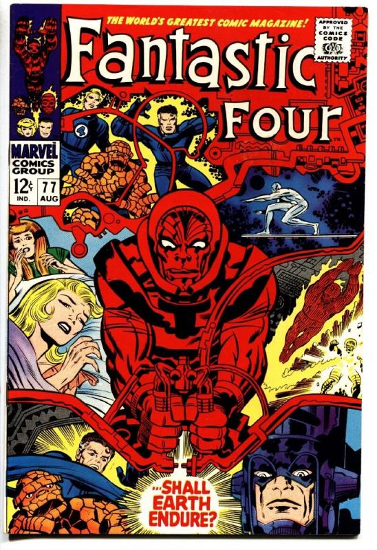 FANTASTIC FOUR #77 comic book 1968-MARVEL COMICS-JACK KIRBY