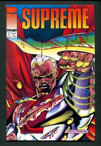 Supreme #2  / 9.4 - 9.6 NM+ / 1st Grizlock / February 1993