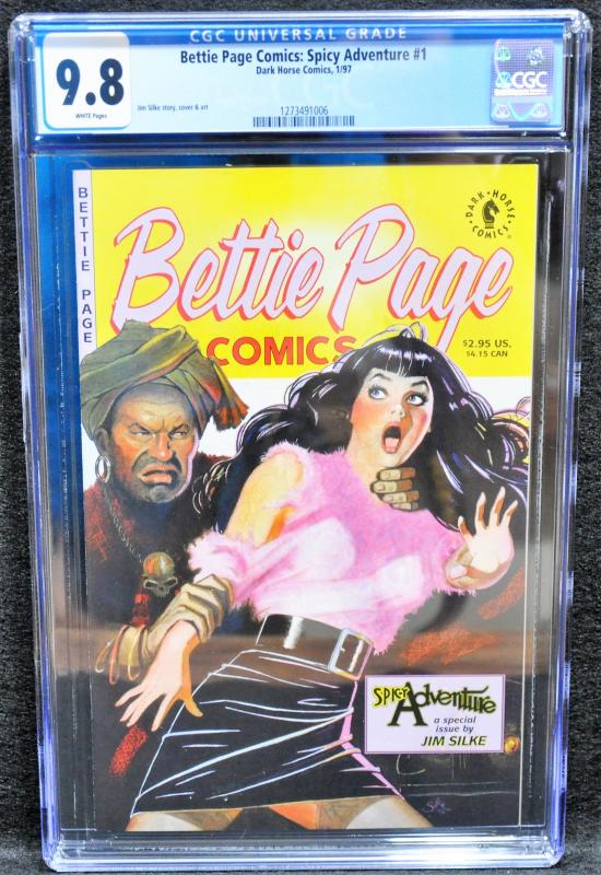 Bettie Page Comics: Spicy Adventure #1 (Jan 1997, Dark Horse)