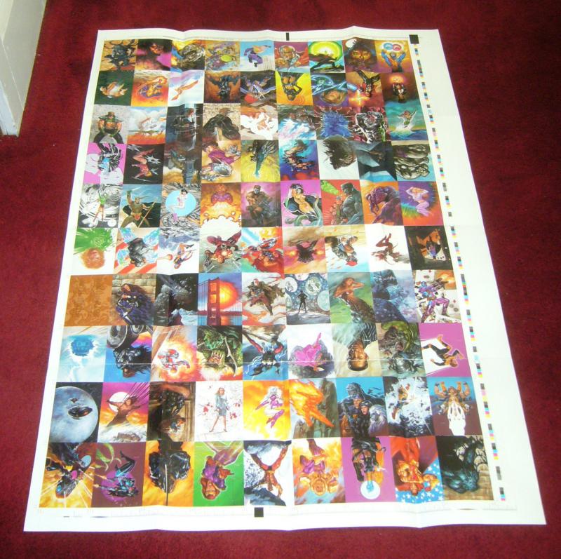 Ultraverse card set poster - 40 x 27.5 - dave dorman - prime mantra hardcase