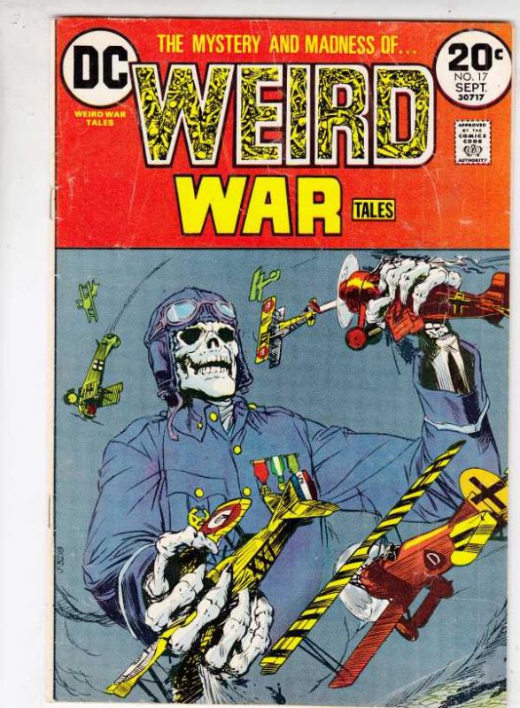 Weird War Tales #17 (Sep-73) FN- Mid-Grade 