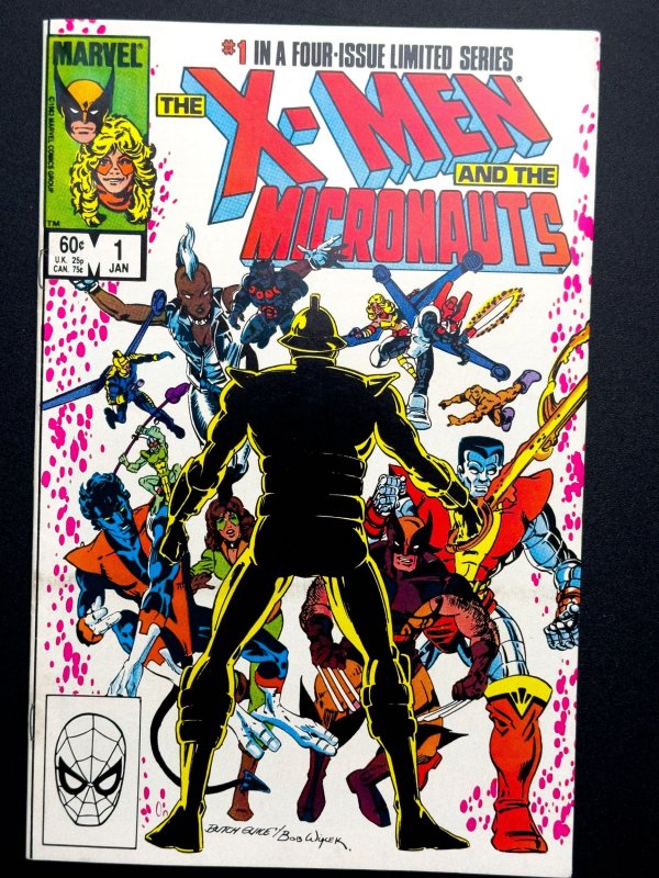 The X-Men and the Micronauts #1 (1984) - [KEY] 1st Crossover - VF+