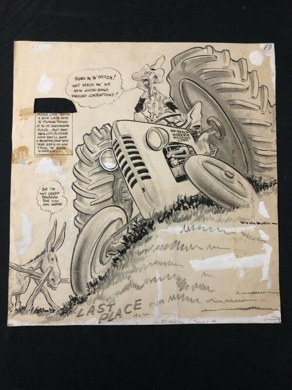 Willard Mullin Original Sporting News Art June 18 1952