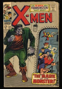 X-Men #40 VG- 3.5 Frankenstein!