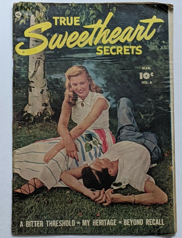 True Sweetheart Secrets #6 (Mar 1952, Fawcett) Good 2.0 