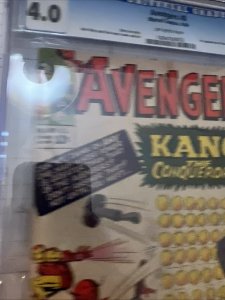 Avengers #8 -CGC 4.0- Has Some Scratches On Case - 1st Kang The Conqueror