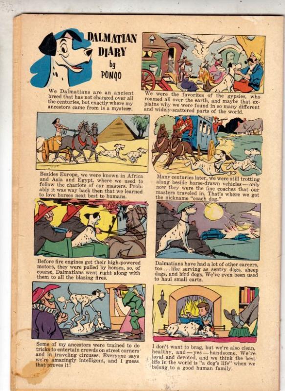 Four Color #1183 (Mar-61) VG+ Affordable-Grade 101 Dalmations, Roger, Pongo, ...