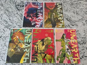 Lot Of 5 Unearth Image Comic Books # 1 2 3 4 5 NM 1st Prints Bunn 3 J433