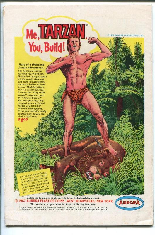 PLASTIC MAN #7 1967-DC COMICS-BIZARRE COVER-WOOZY WINKS-vg/fn