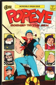 Popeye #1 1987-Ocean Comics-First issue-Origin story-NM