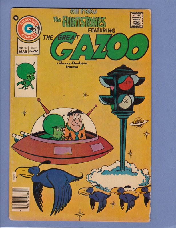 Great Gazoo #15 GD/VG Flintstones Charlton 1976