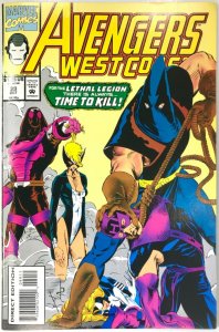 AVENGERS WEST COAST Comic Issue 99 — Roy Thomas — 1993 Marvel Universe VF+ Cond 