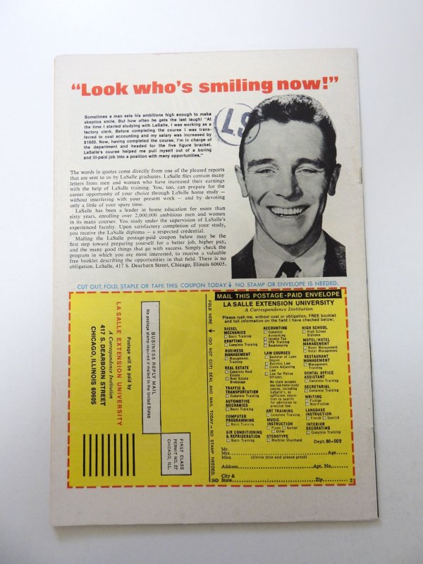 The Avengers #113 (1973) VF- condition stamp back cover