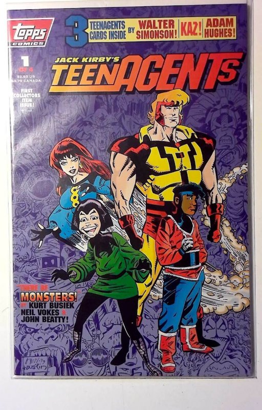 Jack Kirby's TeenAgents #1 (1993) Topps Comics Silver Star 1st Print Comic Book