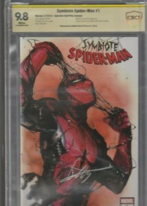 Symbiote Spider-man #1 variant CBCS 9.8 signed by Gariele Dell Otto