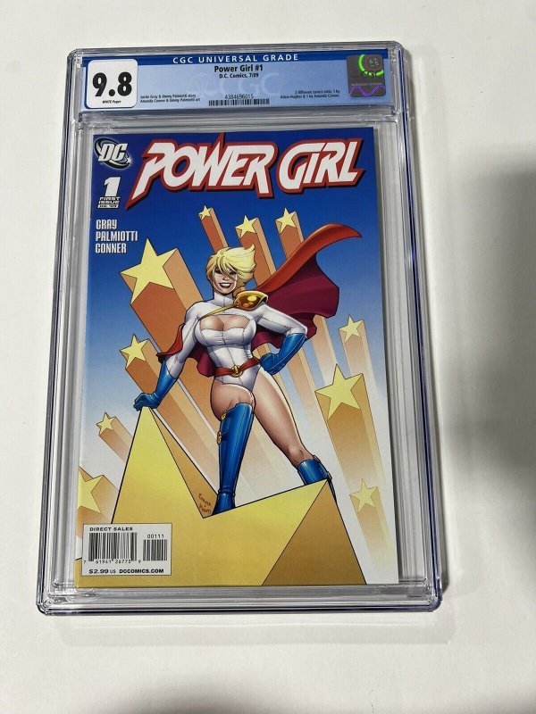 Power Girl 1 Cgc 9.8 2009 Amanda Conner Cover Dc