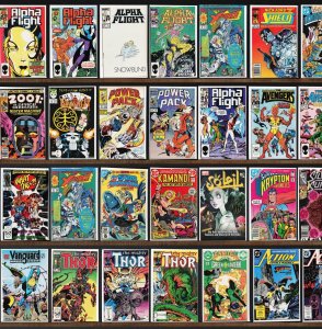 Huge Lot 140+ Comics with Power Pack, Green Lantern, The Avengers & More!