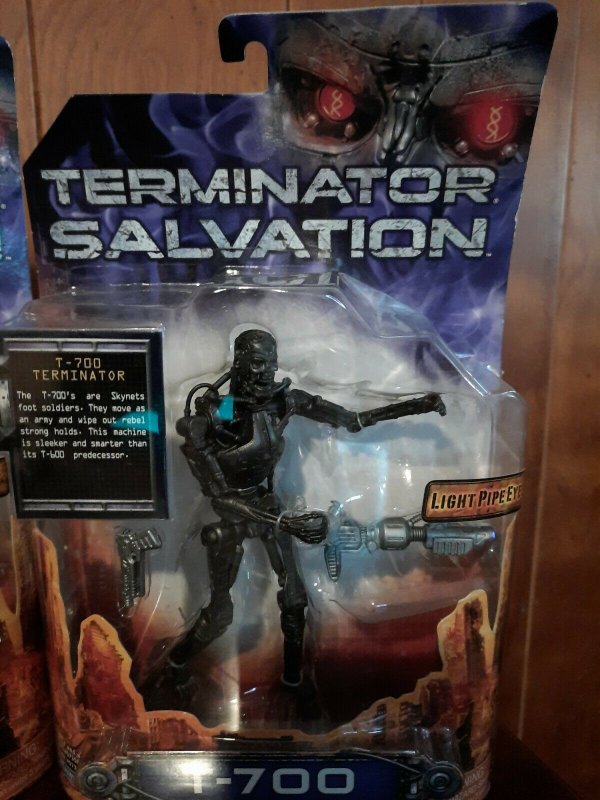 6X PLAYMATES Terminator Salvation T-600 T-R.I.P. John Connor T-1 Marcus Figures