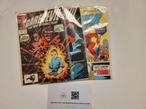 3 Marvel Comic Books Daredevil #264 267 4 Annual Atlantis Attacks 49 TJ3