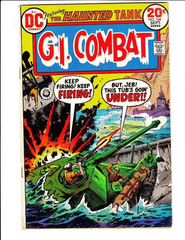 G.I. Combat #164 (Sep-73) FN Mid-Grade The Haunted Tank