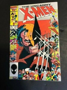 Marvel Uncanny X-Men #211 Very Fine (8.0) Mutant Massacre (756J)
