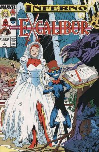 Excalibur #7 FN ; Marvel | Chris Claremont X-Men Inferno