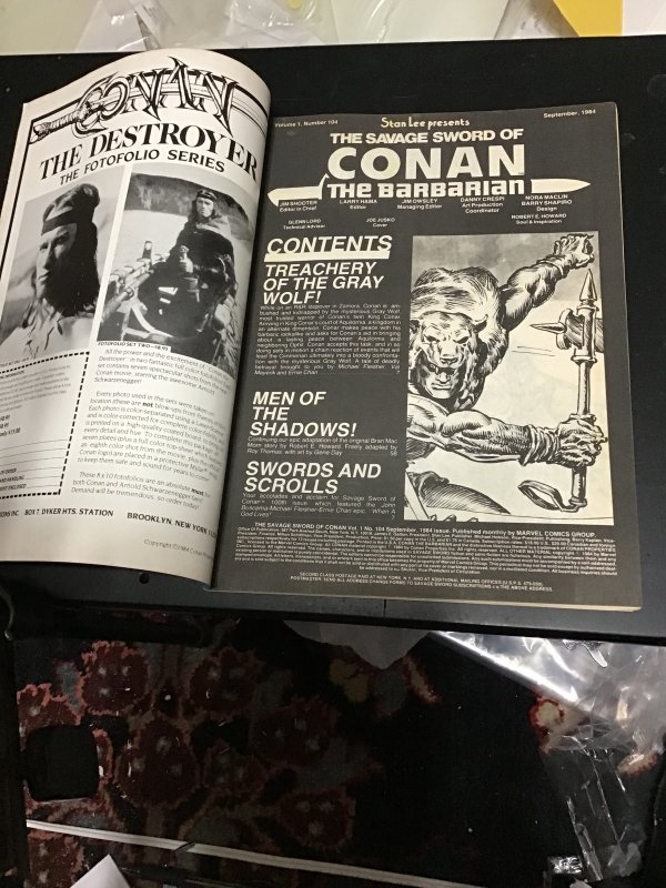 The Savage Sword of Conan #104 (1984) hi grade! VF/NM Wow