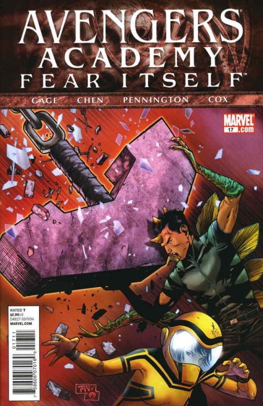 Avengers Academy #17 VF/NM ; Marvel | Fear Itself