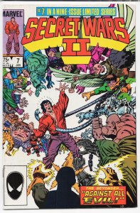 Secret Wars II #7 (1986) Spider-Man