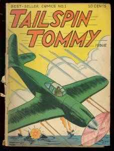 TAILSPIN TOMMY #1-HAL FORREST ART FROM NEWSPAPER STRIP G/VG