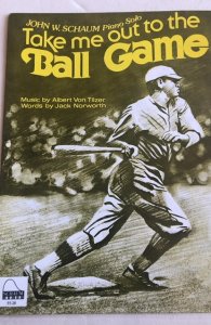 Take me out to the Ballgame  sheet music(Mint-white pages