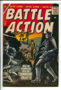 Battle Action #27 1955-Atlas-Fight the Nazis & Commies-Art by Joe Sinnott-Joh...