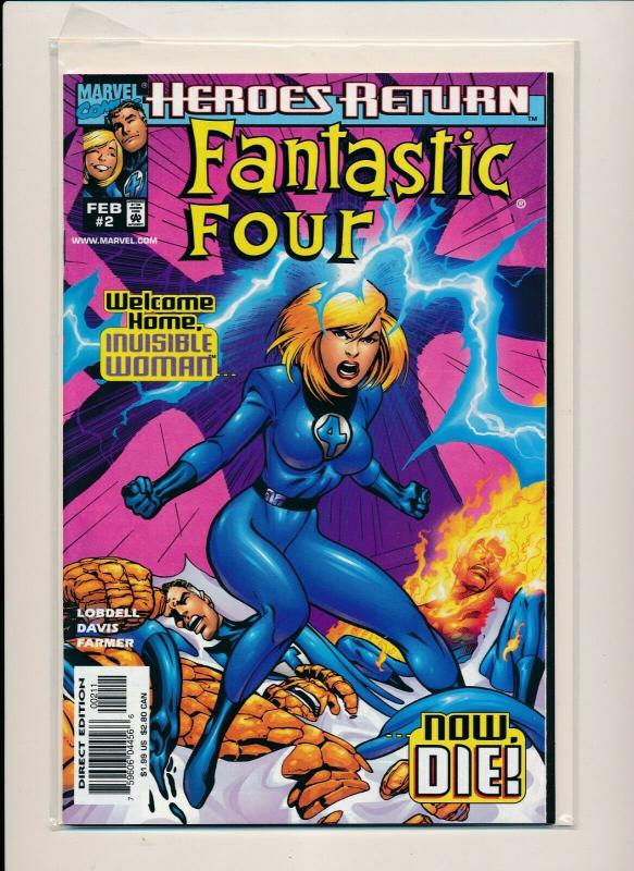 Marvel LOT OF 7 FANTASTIC FOUR #2-5, 15, 25 & #1 Heros Return VF+ (PJ115)