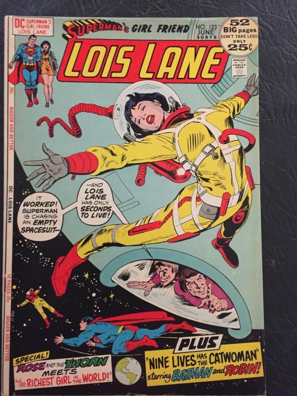 SUPERMAN'S GIRL-FRIEND LOIS LANE #123 / 1972 / G.A. BATMAN-R/BATMAN #35