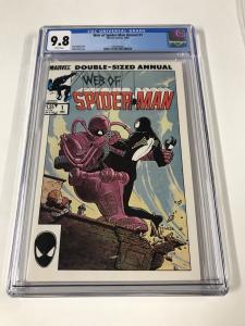 Web Of Spider-man Annual 1 Cgc 9.8 White Pages Marve