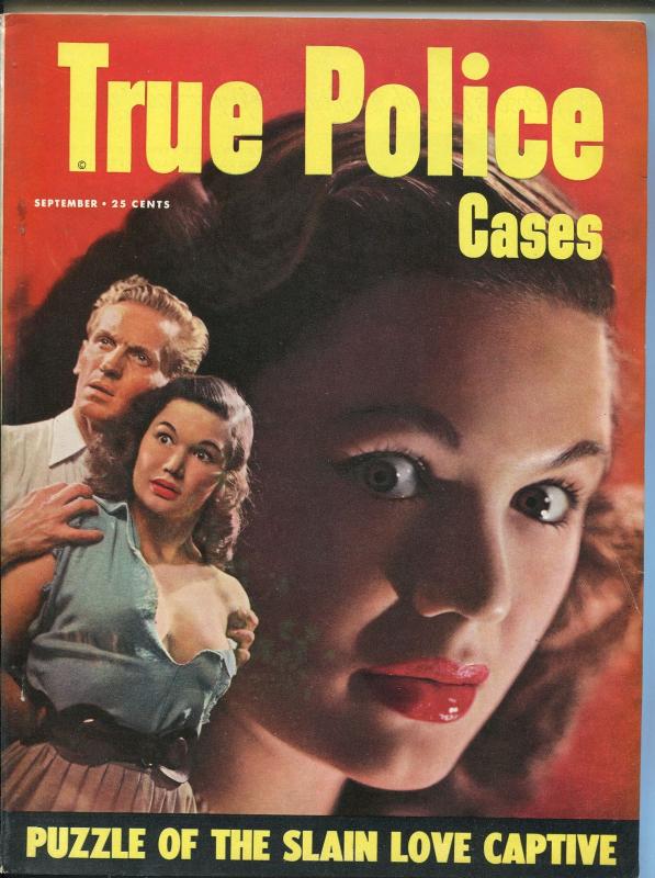 True Police Cases September 1951- Walter B Gison- Slain Love Captive F/VF