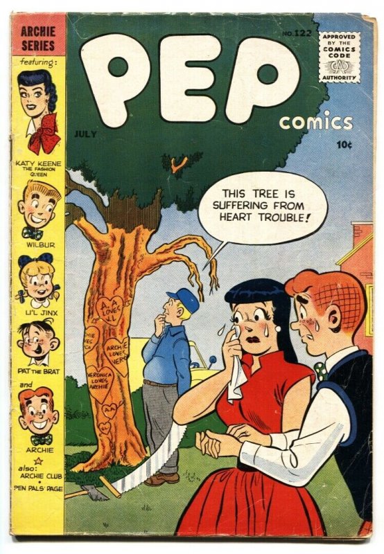 Pep #122 1957- Archie comics- Katy Keene VG