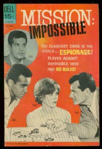 MISSION IMPOSSIBLE #5 1969-DELL COMICS-TV PHOTO COVER VG