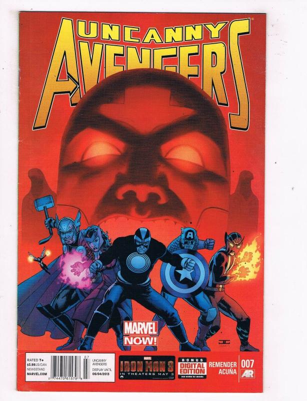 Uncanny Avengers #7 FN/VF Marvel Comics Comic Book Jun 2013 DE45