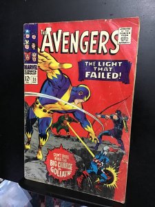 The Avengers #35 (1966) living laser part 2! GD giant man!