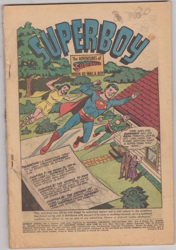 Superboy Annual #1