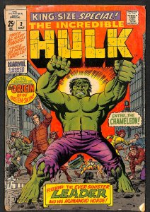 Incredible Hulk Annual #2 GD+ 2.5