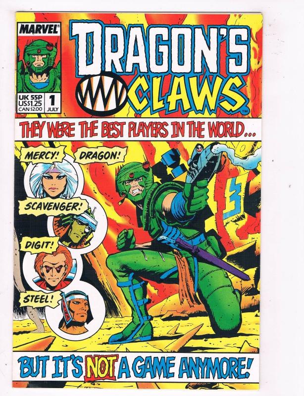 Dragons Claws #1 VF/NM Marvel Comics Comic Book Jul 1988 DE45
