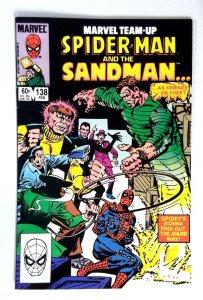 Marvel Team-Up #138 Sandman 1984 Marvel FN
