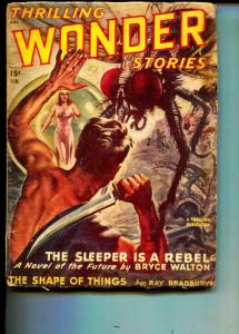 Thrilling Wonder Stories-Pulp-2/1948-Edmond Hamilton-Ray Bradbury