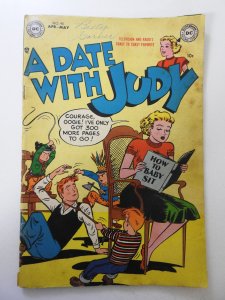 A Date with Judy #40 (1954) VG- Condition 1/2 in spine split, ink on fc